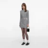 Grey Fluffy Knit Mini Skirt Grey Fluffy Knit Mini Skirt