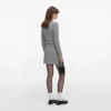 Grey Fluffy Knit Mini Skirt Grey Fluffy Knit Mini Skirt