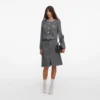 Grey Herringbone Crystal Trim Jacket Grey Herringbone Crystal Trim Jacket