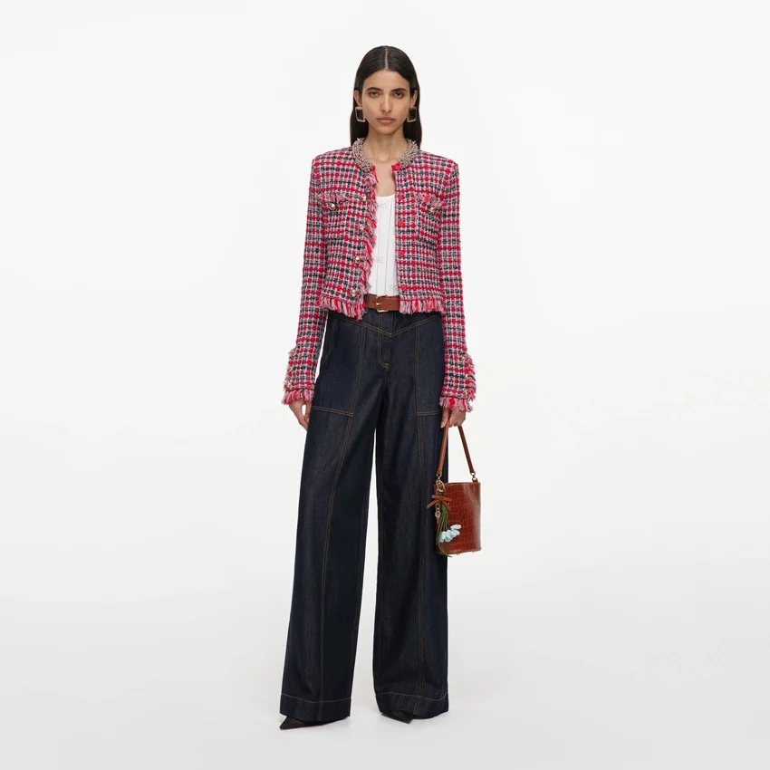 Indigo Denim Straight Leg Jeans Indigo Denim Straight Leg Jeans