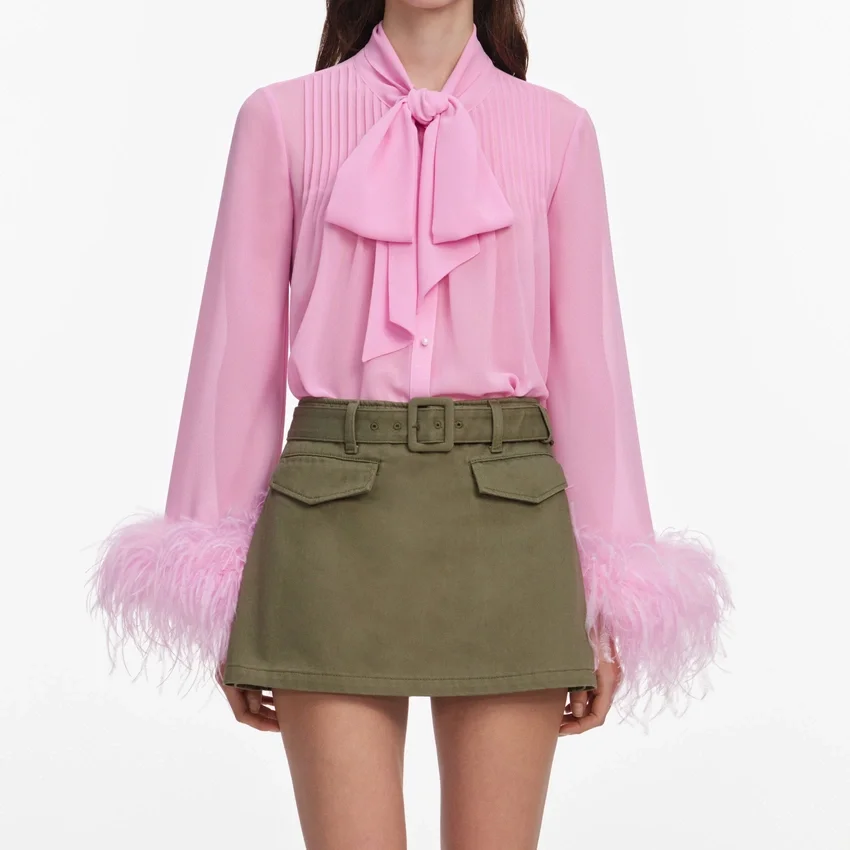 Khaki Denim Utility Skort Khaki Denim Utility Skort