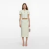 Lime Boucle Midi Skirt Lime Boucle Midi Skirt