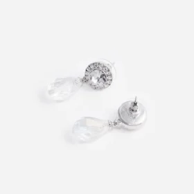 Mini Tiered Crystal Earrings