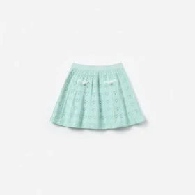 Mint Heart Knit Skirt Mint Heart Knit Skirt