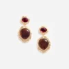 Mottled Gold Multi Tiered Earrings Mottled Gold Multi Tiered Earrings