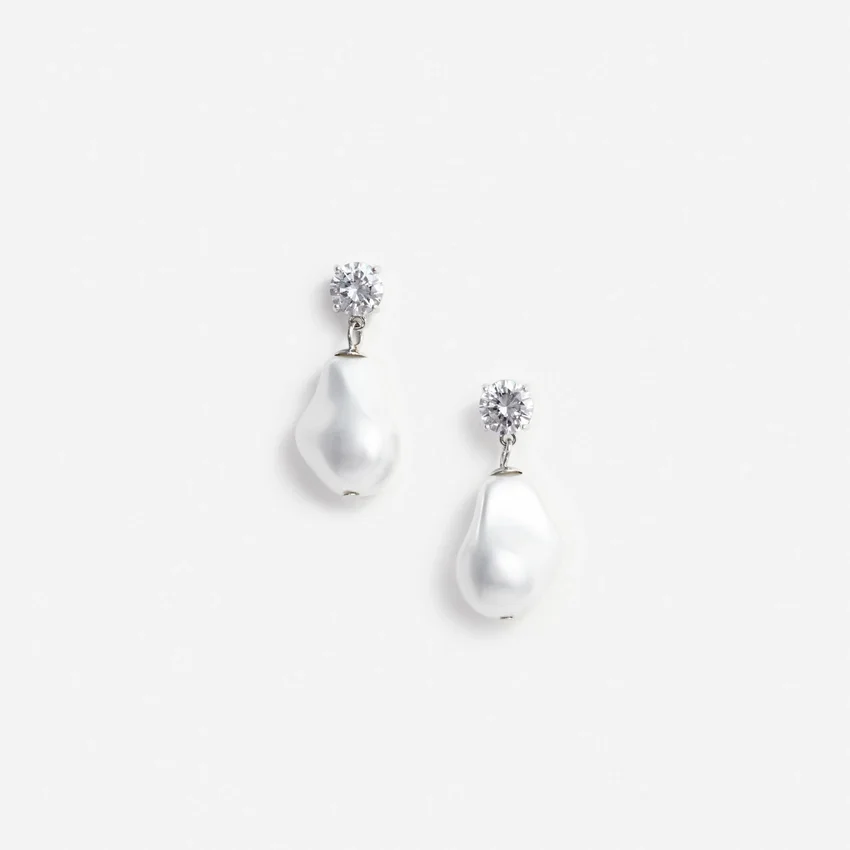 Mottled Pearl Earrings Mottled Pearl Earrings