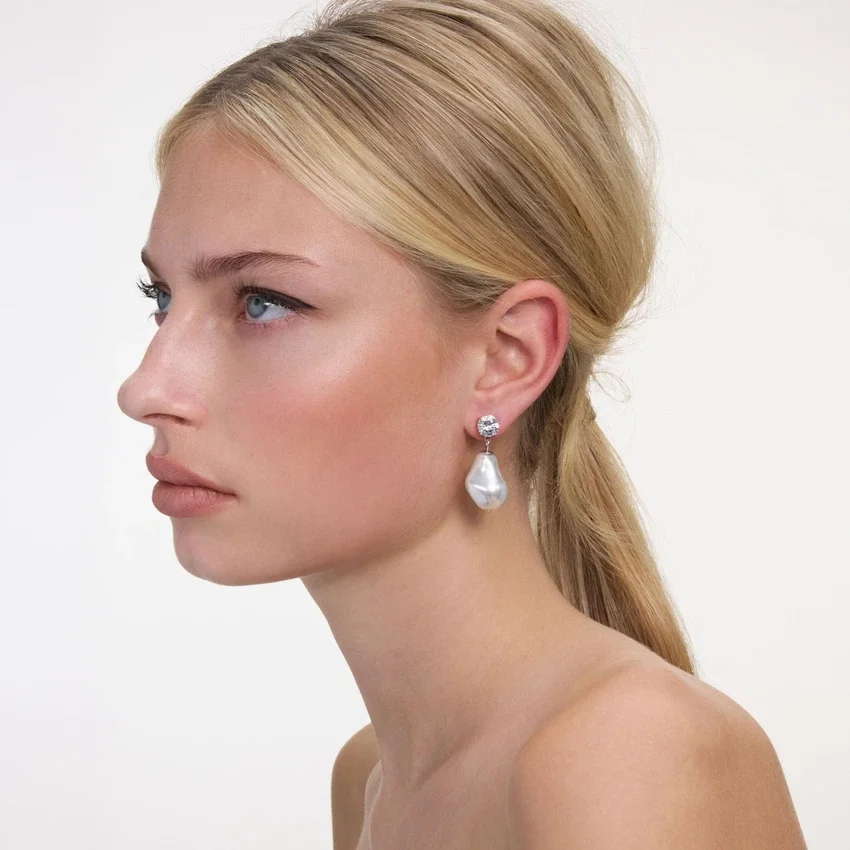 Mottled Pearl Earrings Mottled Pearl Earrings
