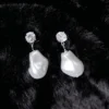 Mottled Pearl Earrings Mottled Pearl Earrings