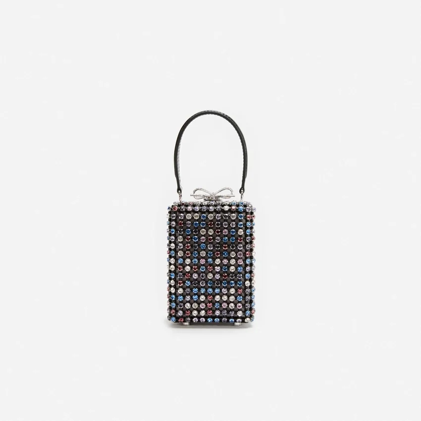 Multi Crystal Chainmail Micro Bag Multi Crystal Chainmail Micro Bag