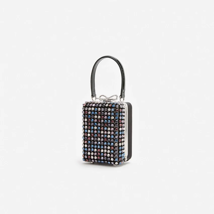 Multi Crystal Chainmail Micro Bag Multi Crystal Chainmail Micro Bag