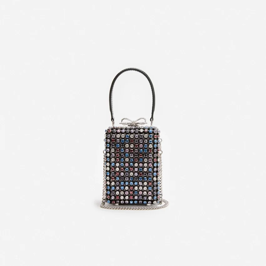 Multi Crystal Chainmail Micro Bag Multi Crystal Chainmail Micro Bag