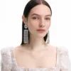 Multi Crystal Droplet Earrings Multi Crystal Droplet Earrings