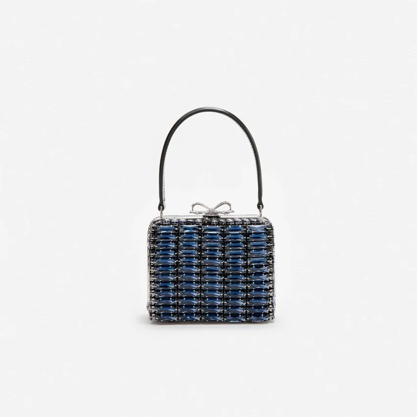 Navy Crystal Micro Bag Navy Crystal Micro Bag