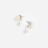 Pearl Cluster Droplet Earring Pearl Cluster Droplet Earring