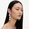 Pearl Petal Tiered Earrings Pearl Petal Tiered Earrings