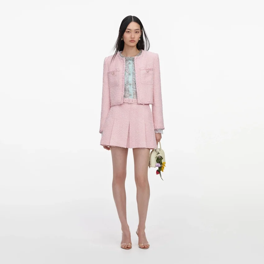 Pink Boucle Jacket Pink Boucle Jacket