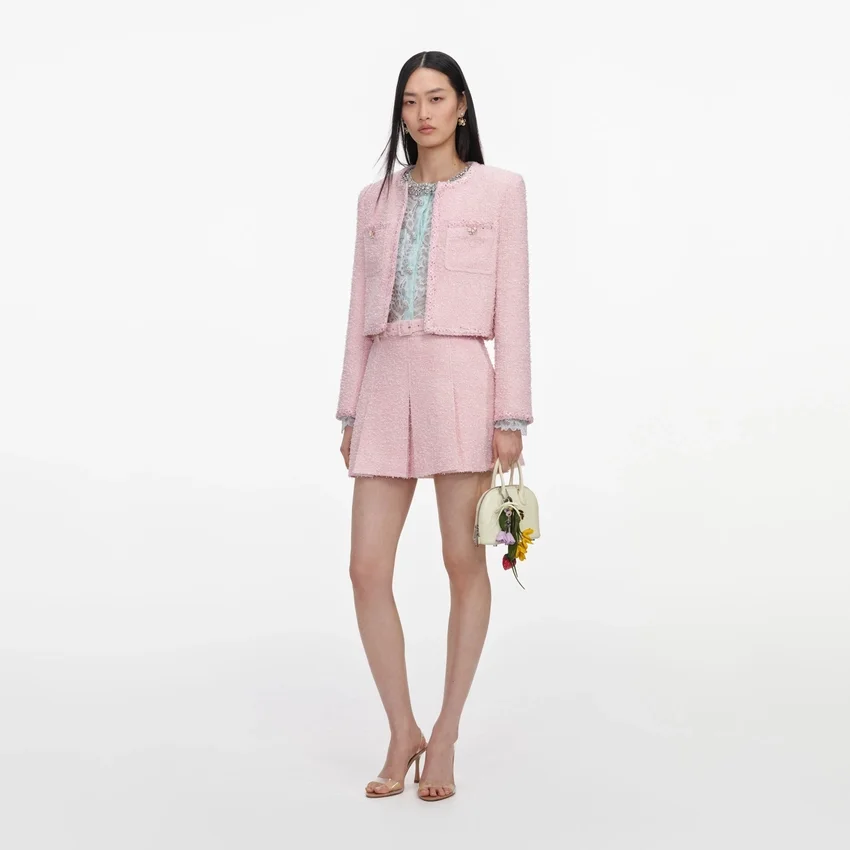 Pink Boucle Jacket Pink Boucle Jacket