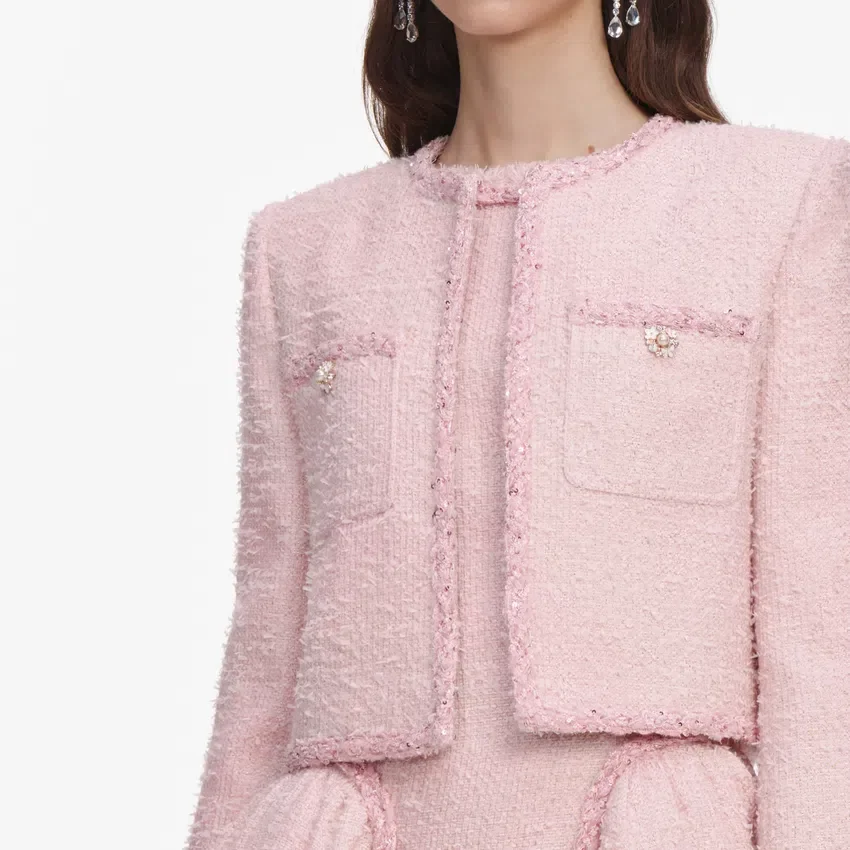 Pink Boucle Jacket Pink Boucle Jacket