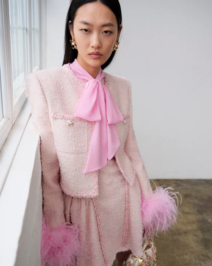 Pink Boucle Jacket Pink Boucle Jacket