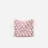 Pink Crystal Chainmail Mini Bag Pink Crystal Chainmail Mini Bag
