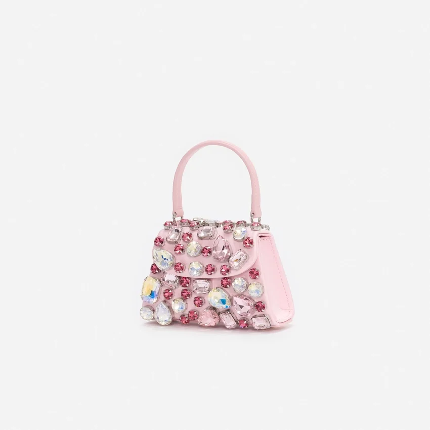 Pink Multi Crystal Mini Bag Pink Multi Crystal Mini Bag