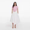 Pink Pointelle Knit Top Pink Pointelle Knit Top