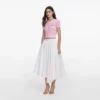 Pink Pointelle Knit Top Pink Pointelle Knit Top