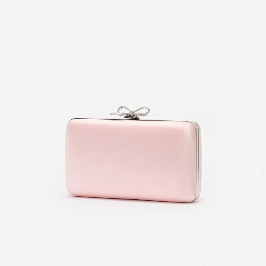 Pink Satin Clutch Bag Pink Satin Clutch Bag