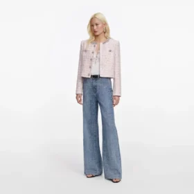 Pink Sequin Boucle Jacket Pink Sequin Boucle Jacket