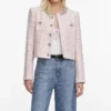 Pink Sequin Boucle Jacket Pink Sequin Boucle Jacket