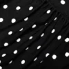 Polka Dot Draped Knit Mini Dress Polka Dot Draped Knit Mini Dress