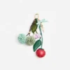 Pompom Flower Bag Charm