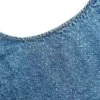 Rhinestone Denim Crop Top Rhinestone Denim Crop Top