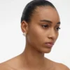 Small Gold Crystal Knot Earring Small Gold Crystal Knot Earring
