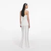 White Bandeau Maxi Dress