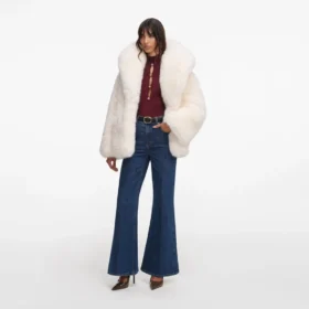 White Faux Fur Coat White Faux Fur Coat