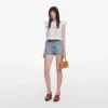 White Ramie Lace Frill Top White Ramie Lace Frill Top